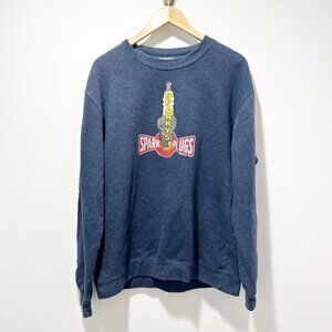 🌷SALE Vintage Disney Parks Sweatshirt Cars Sparky's Spark Plug Size XL Blue Gray